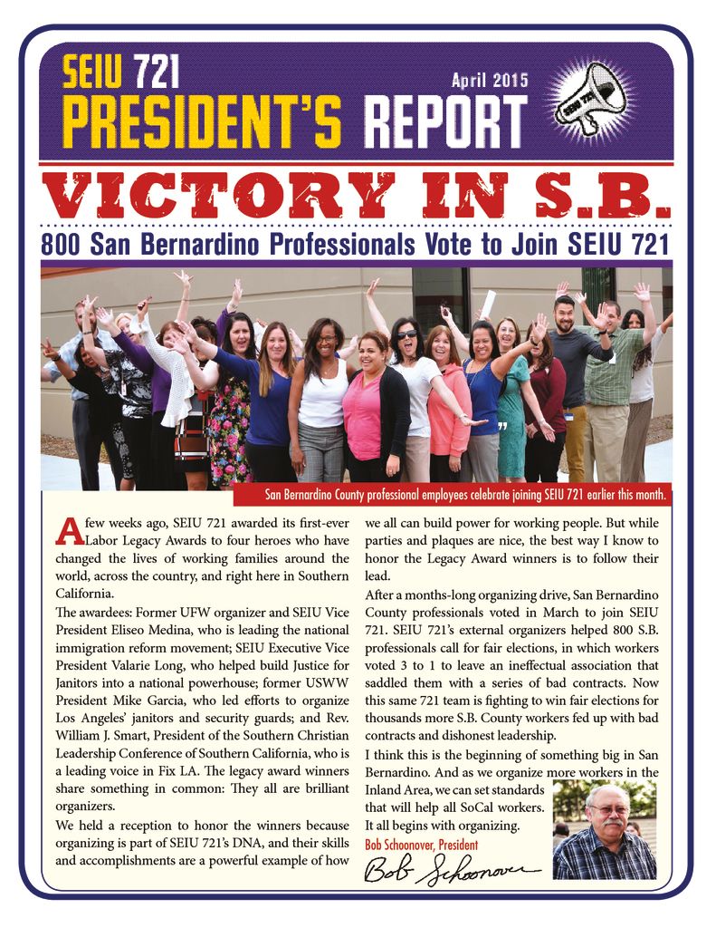 April 2015 - SEIU Local 721