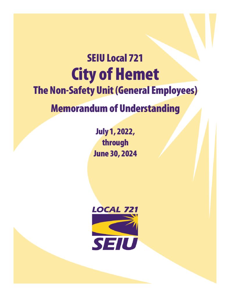 City of Hemet SEIU Local 721