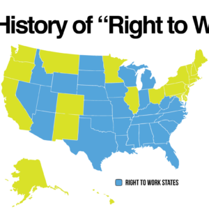 right to work map